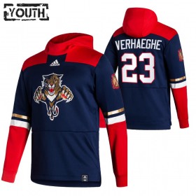 Kinder Florida Panthers Carter Verhaeghe 23 2020-21 Reverse Retro Pullover Hooded Sweatshirt